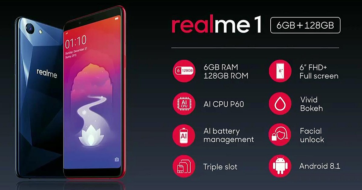 OPPO Realme 1 Is Here for The Youth